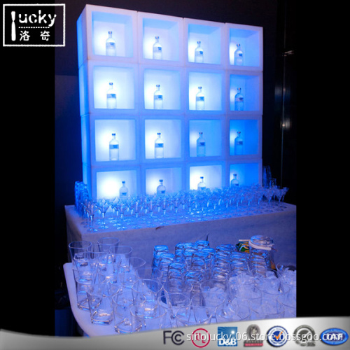 LED Bar Big Shelf Wine Glorifier Display